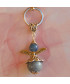 Porte-clefs Ange en Dumortiérite