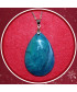 Pendentif Agate bleue