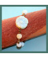 Bracelet Fleur en Amazonite