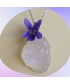 Pendentif Cristal de roche pierre brute