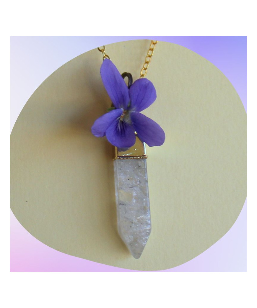 Pendentif Cristal de roche