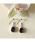 Boucles d'oreilles en Améthyste