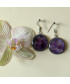 Boucles d'oreilles en Améthyste