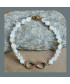 Bracelet  Signe de l'infini en Pierre de lune