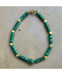 Bracelet cabochon en Malachite