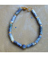 Bracelet cabochon en Sodalite