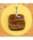 Pendentif carré en Œil de Tigre