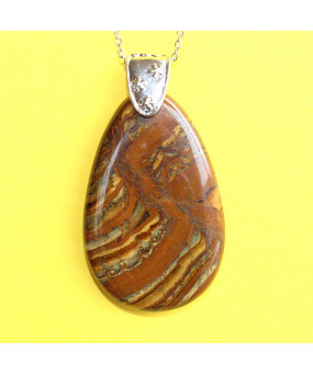 Pendentif en Œil de Tigre