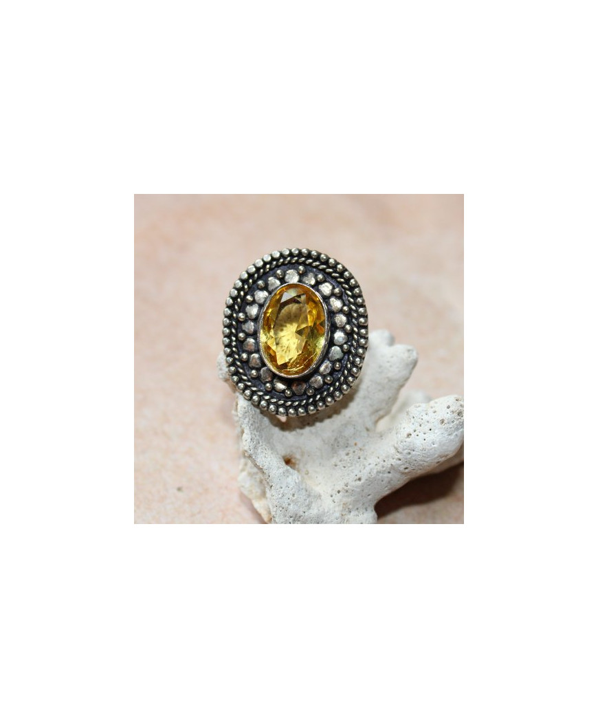 Bagues Citrine en Argent