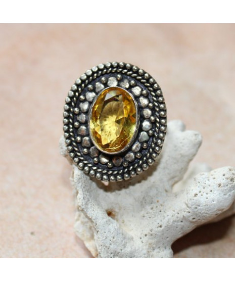 Bagues Citrine en Argent