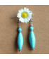 Boucles d'oreilles en Turquoise