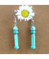 Boucles d'oreilles en Turquoise