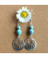 Boucles d'oreilles en Turquoise