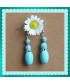 Boucles d'oreilles en Turquoise