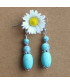 Boucles d'oreilles en Turquoise