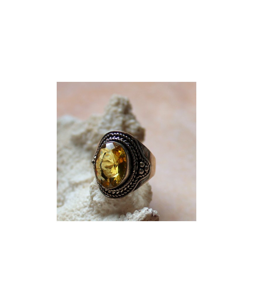 Bagues Citrine en Argent