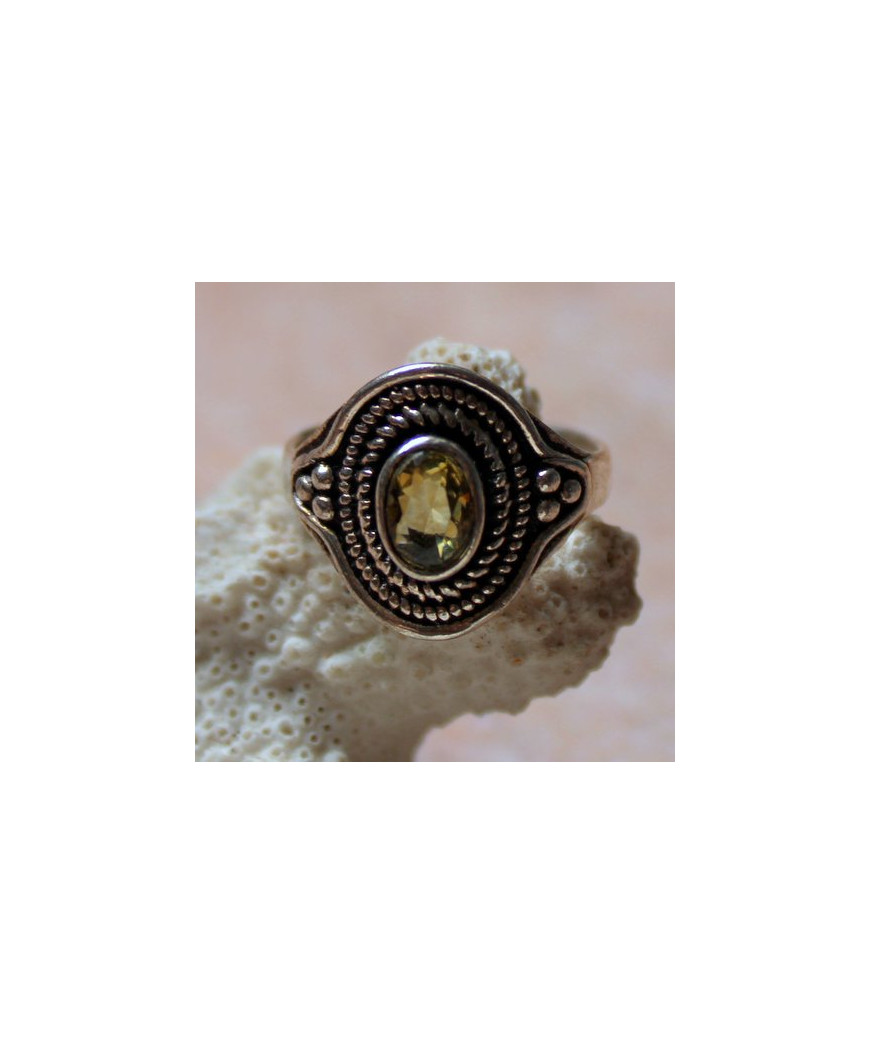 Bagues Citrine en Argent