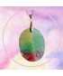 Pendentif Agate Arc en ciel