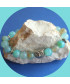 Bracelet Chouette en Agate bleue