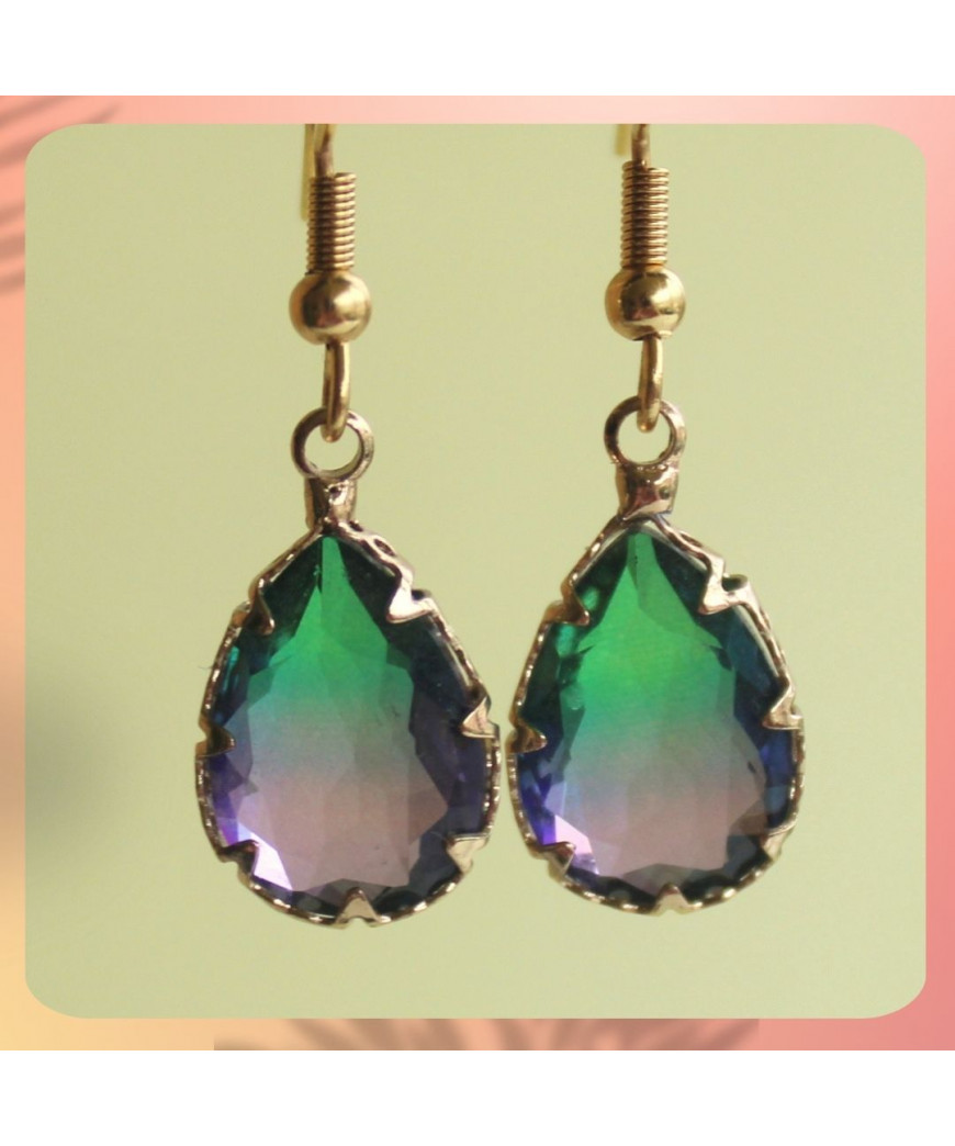 Boucles d'Oreilles en Tourmaline