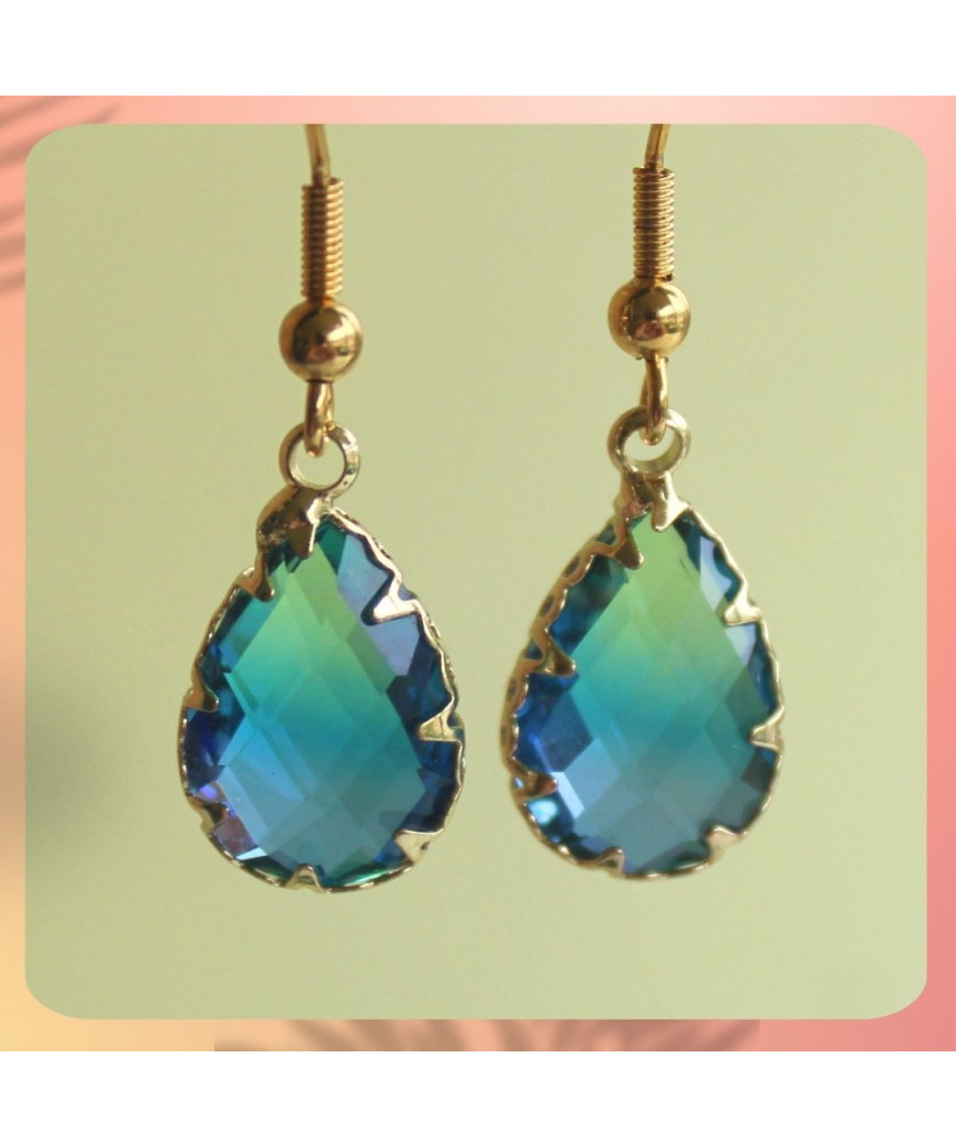 Boucles d'Oreilles en Tourmaline