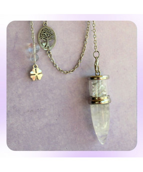 Pendule en Cristal de roche
