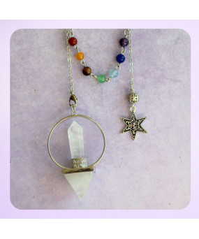 Pendule en Cristal de roche