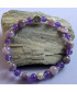 Bracelet Fleur en Améthyste