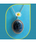 Pendentif Cabochon en Lapis Lazuli