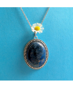 Pendentif Cabochon en Lapis Lazuli