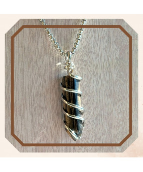 Pendentif hexagonal en Œil...