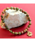 Bracelet Lotus en Unakite