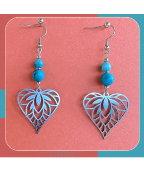 Boucles d'oreilles Cœurs en...