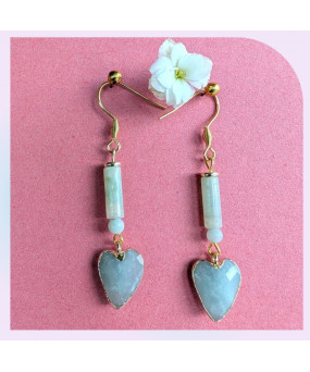 Boucles d'oreilles Cœurs en...