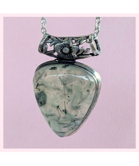 Pendentif en Prehnite