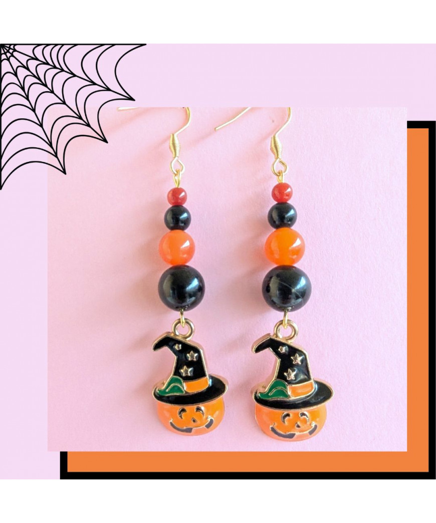 Boucles d'oreilles Halloween