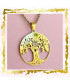 Pendentif Arbre de vie avec du Quartz rose