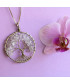 Pendentif Arbre de vie en cristal de roche