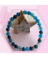 Bracelet en Agate bleue