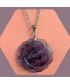 Pendentif Fleur en Améthyste