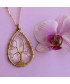 Pendentif Arbre de vie en cristal de roche