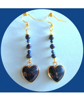 Boucles d'oreilles Cœurs en...