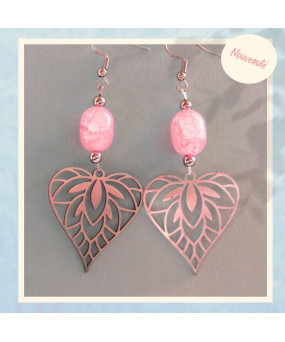 Boucles d'oreilles Cœurs en...