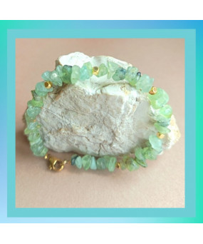 Bracelet en Prehnite