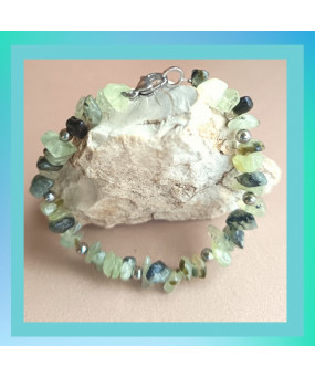 Bracelet en Prehnite