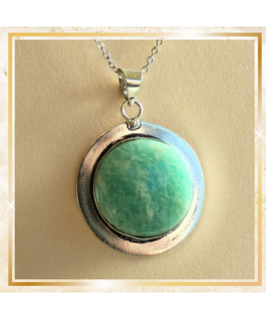 Pendentif en Amazonite