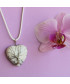 Pendentif Arbre de vie Cœur en Howlite