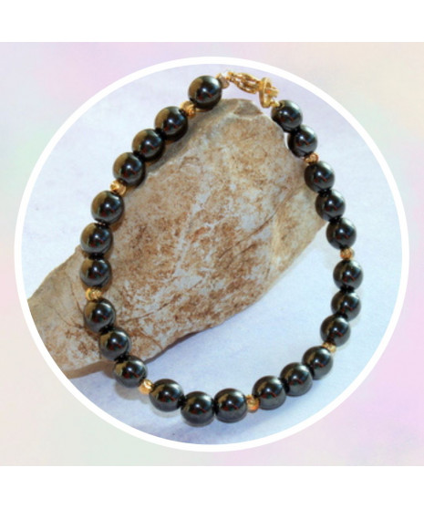 Bracelet en Hématite