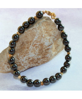 Bracelet en Hématite