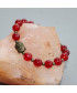 Bracelet Bouddha en Agate rouge